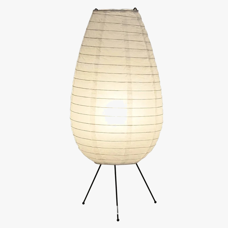 Creative Retro Wabi Sabi Rice Paper Nightstand Lamp