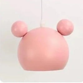 Metal LED Mickey Mouse Pendant Light Decor