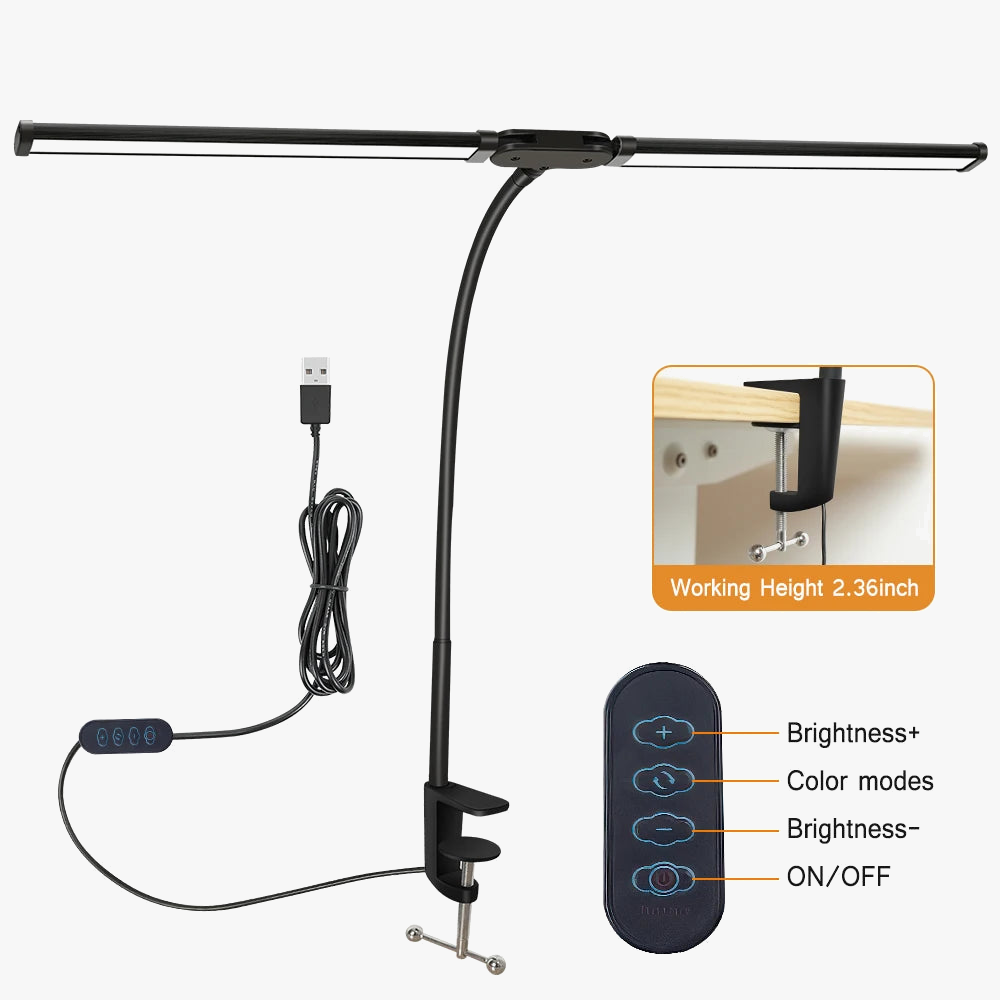 Lampes de bureau Led à Double tête