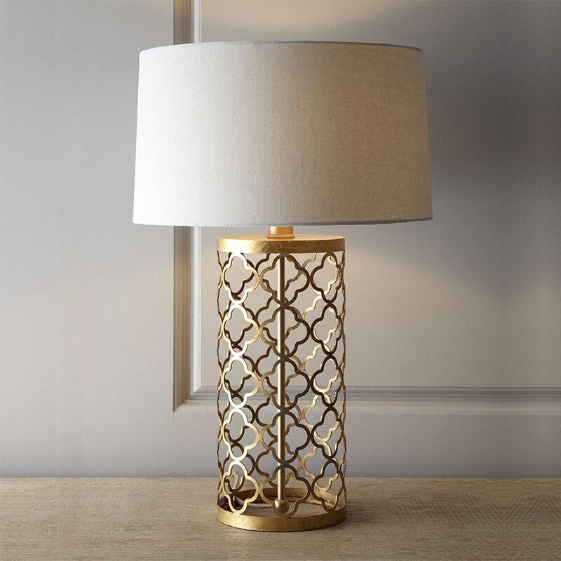 Gold Modern Table Lamp for Bedroom