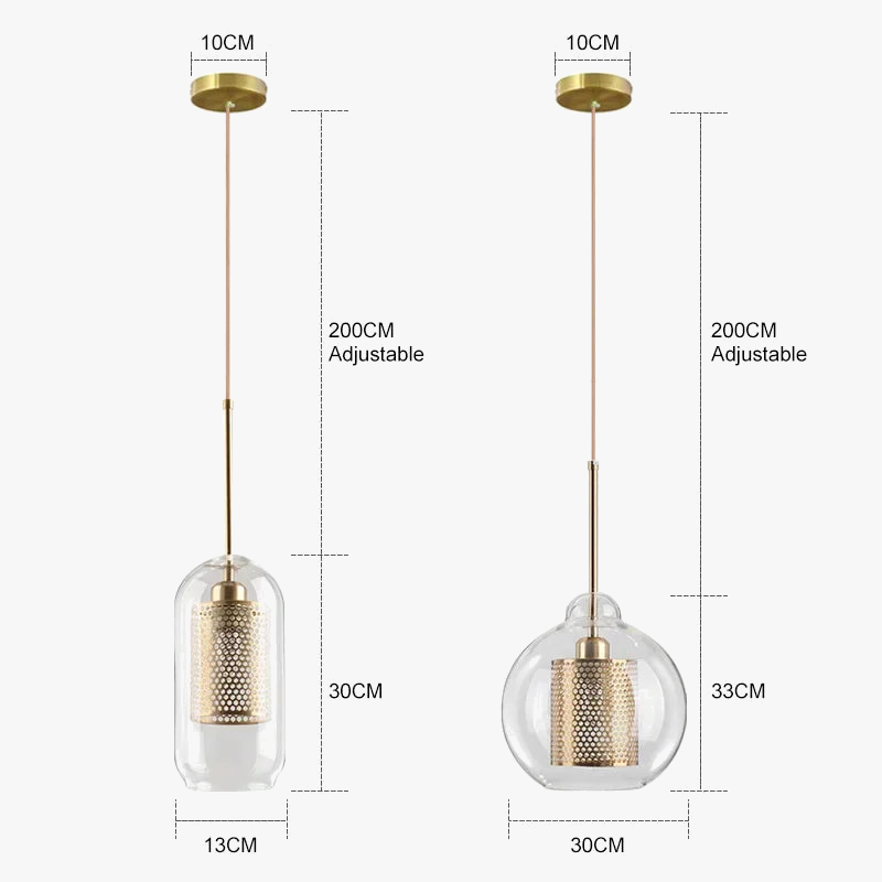 Modern Nordic Glass Decorative Pendant Light