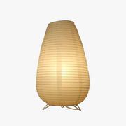 Nordic Paper Lantern Table Lamp - Modern Japanese Style LED Night Light for Living Room, Office, Bedroom