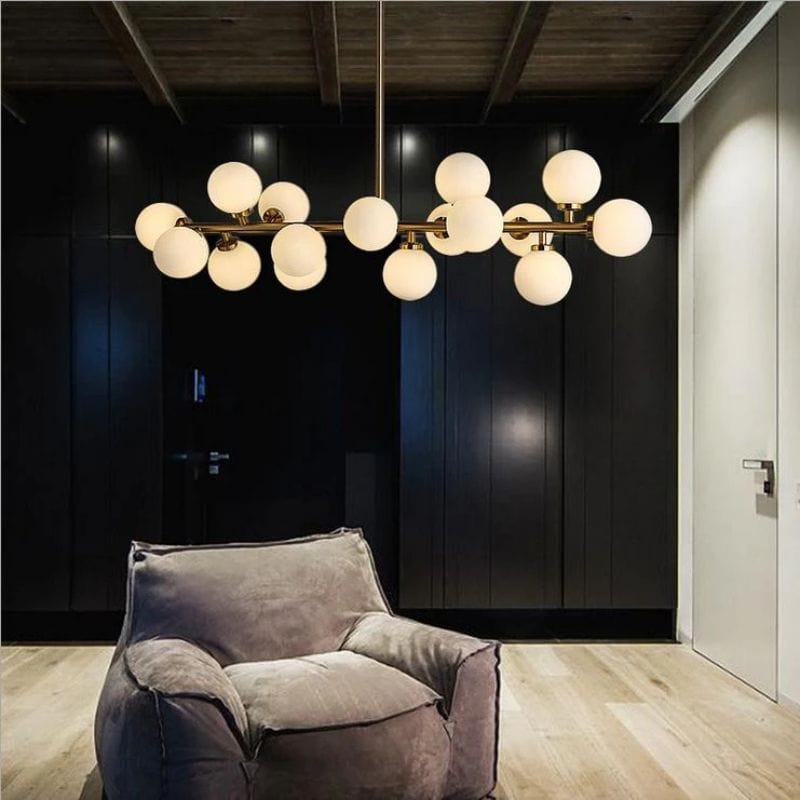 LED Branch Design Chandelier with Glass Balls Norenza