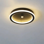 LED Ceiling Light with PIR Motion Sensor Black Norenza