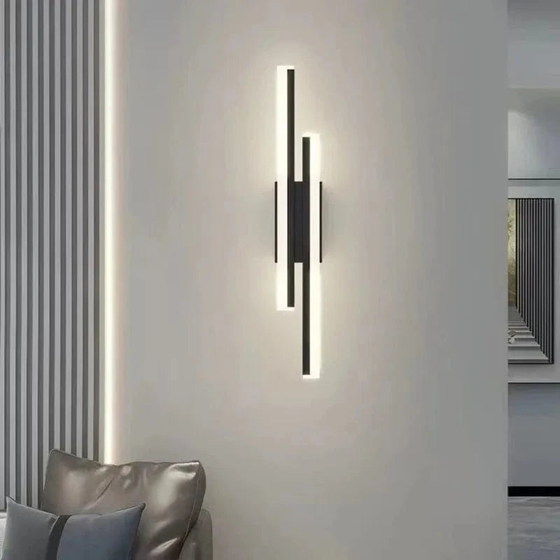 LED Copper Wall Sconce with Acrylic Tube Shade for Indoor Lighting Norenza