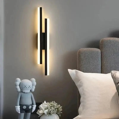 LED Copper Wall Sconce with Acrylic Tube Shade for Indoor Lighting