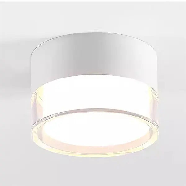 Nordic Surface Mounted LED Downlight - 9W to 24W Circular Spotlights for Living Room