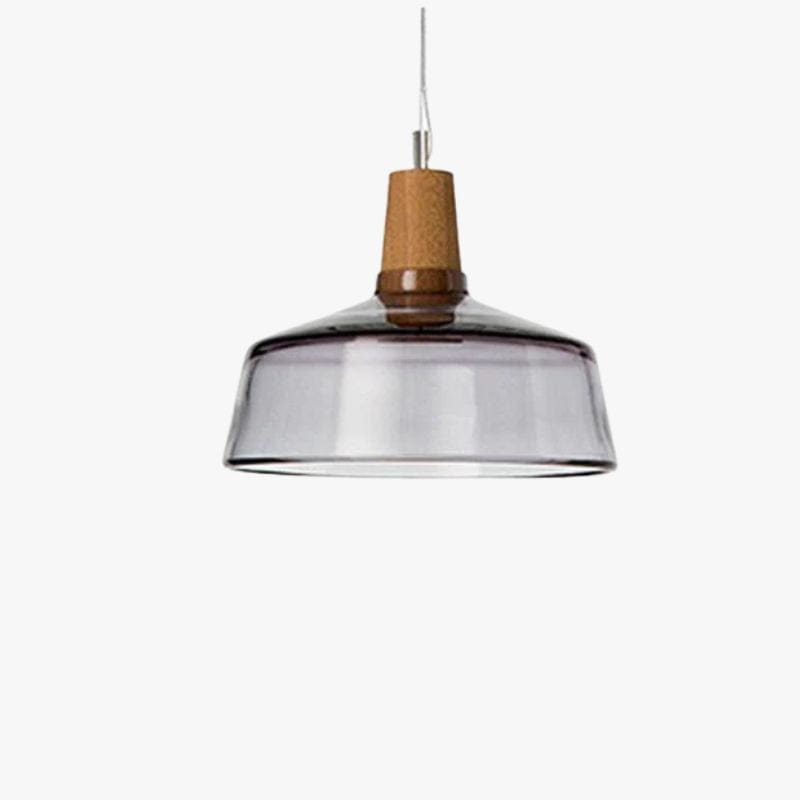LED Glass Pendant Light in Various Shapes B / Gray Norenza
