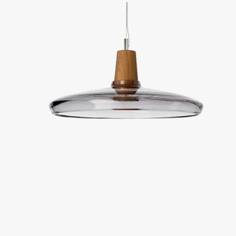LED Glass Pendant Light in Various Shapes C / Gray Norenza
