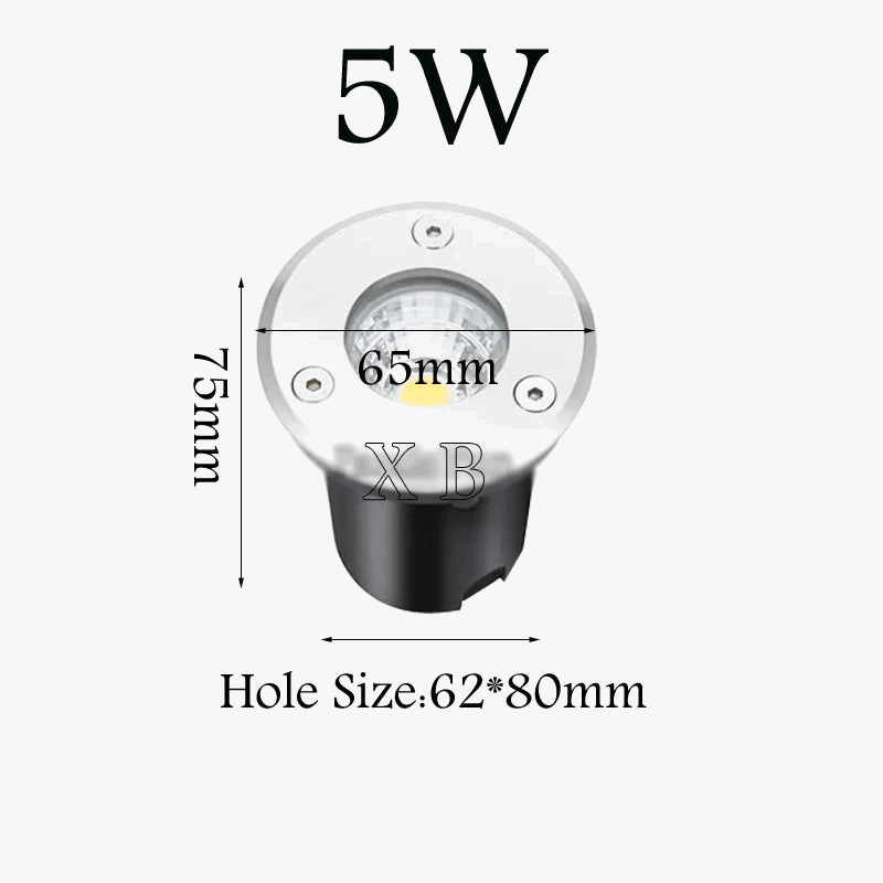 LED Ground Spot Lights for Garden and Outdoor Landscaping 2.6" – 5W Norenza