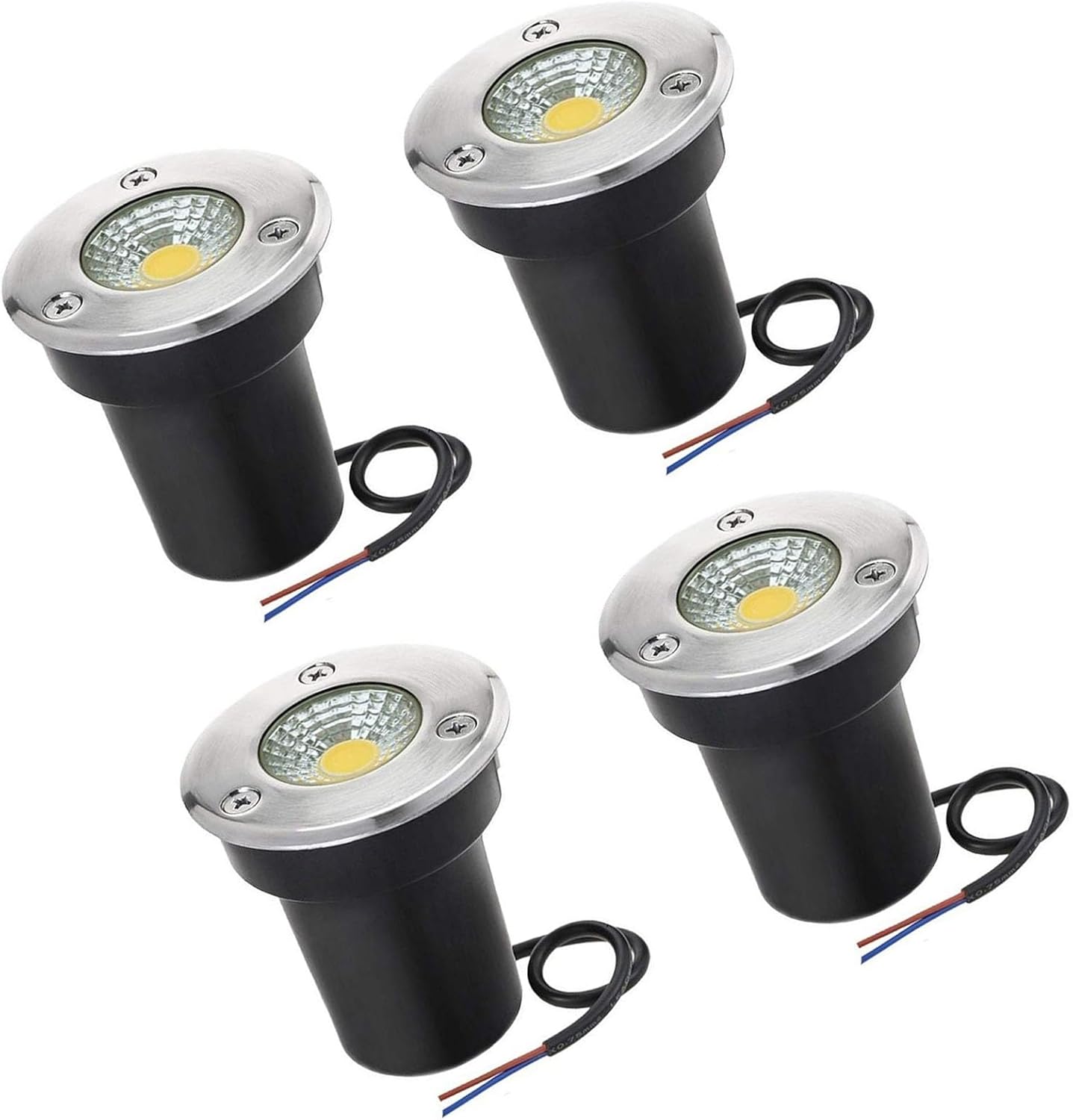 LED Ground Spot Lights for Garden and Outdoor (set of 4) Norenza