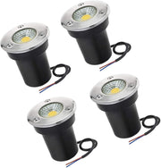 LED Ground Spot Lights for Garden and Outdoor (set of 4) Norenza