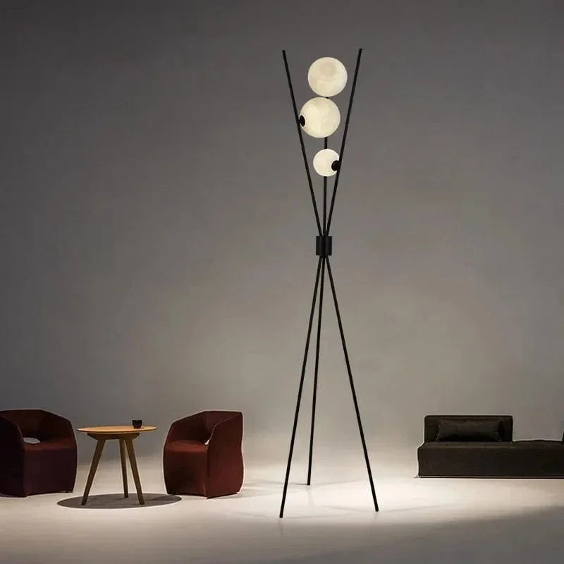 LED Moon Glass Ball Floor Lamp Norenza