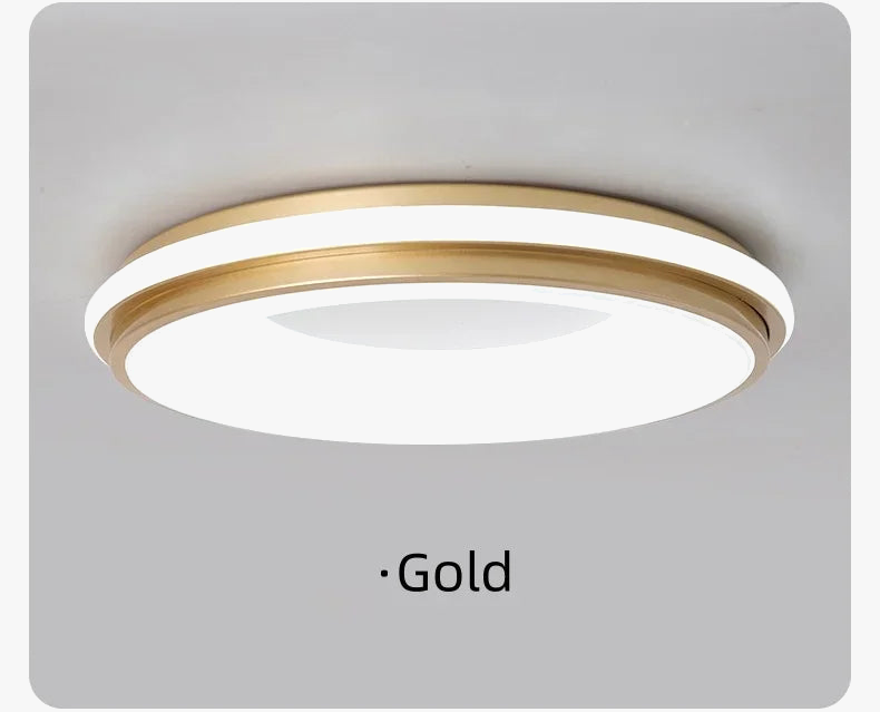 Modern Nordic LED Macaron Circular Ceiling Light for Kids Room & Living Room