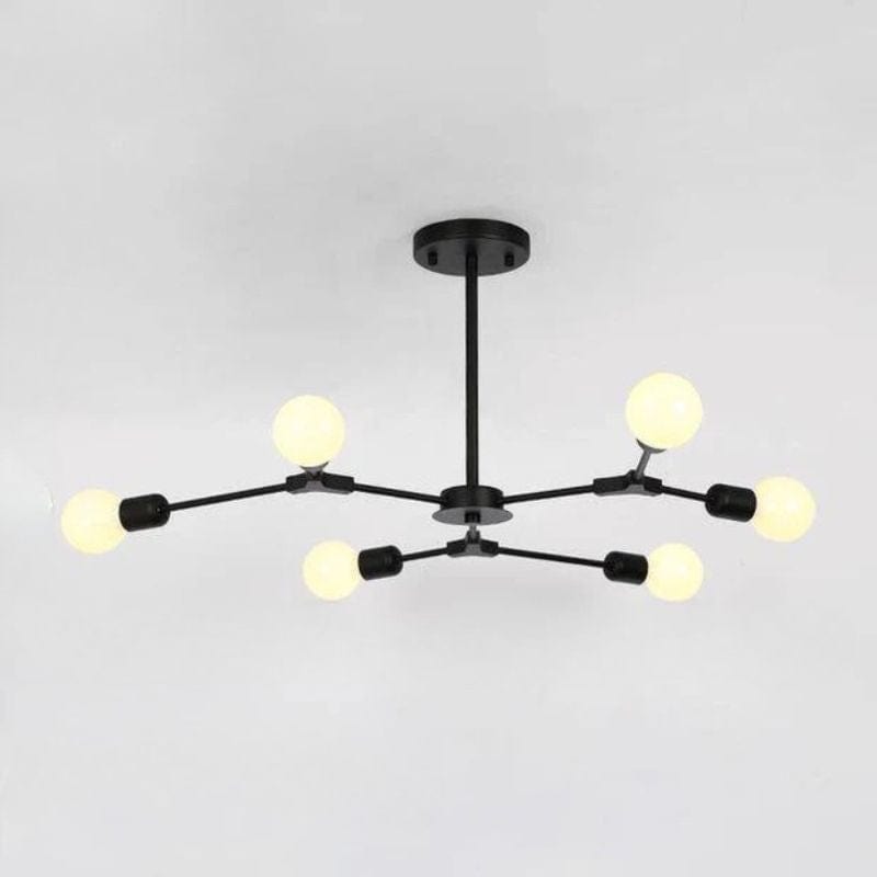 LED Pendant Light with Black Branch Design 6 lights Norenza