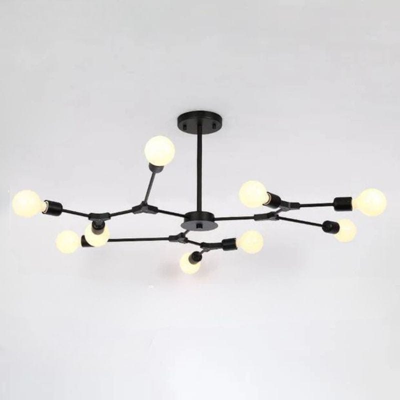 LED Pendant Light with Black Branch Design 9 lights Norenza