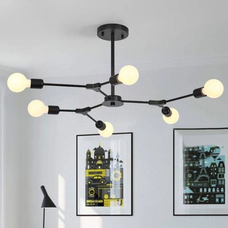 LED Pendant Light with Black Branch Design Norenza