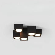 LED Rectangle Ceiling Light with Eye Protection - Magic Spot Black Norenza