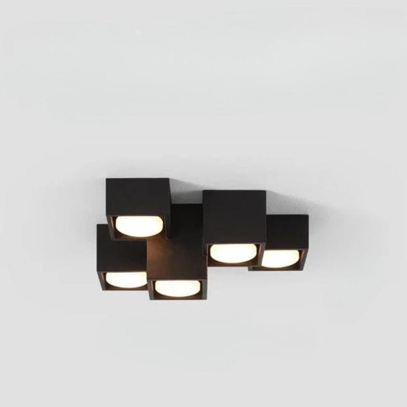 LED Rectangle Ceiling Light with Eye Protection - Magic Spot Black Norenza