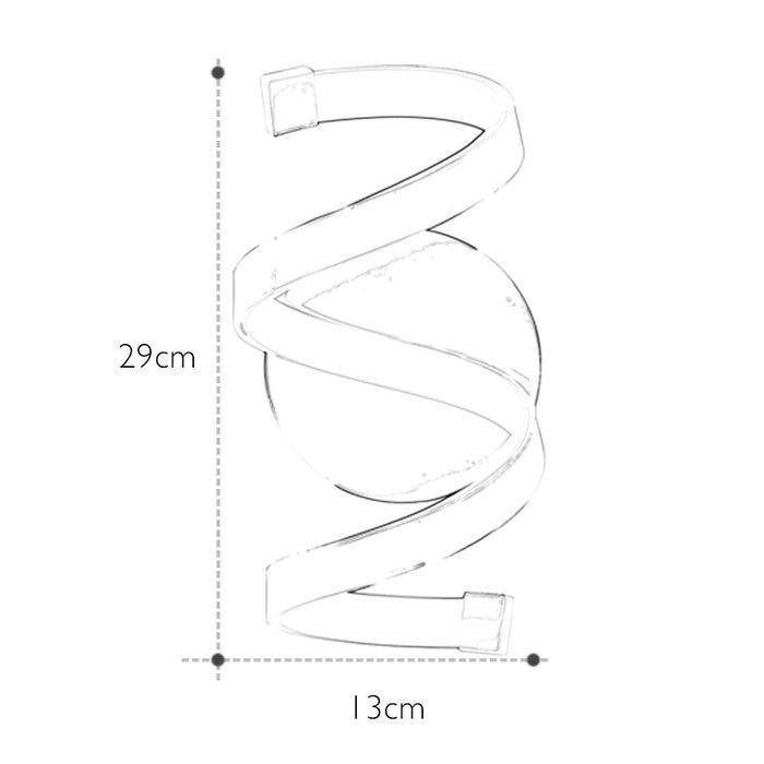 LED Spiral Beads Wall Sconce Norenza