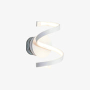 LED Spiral Beads Wall Sconce White Norenza