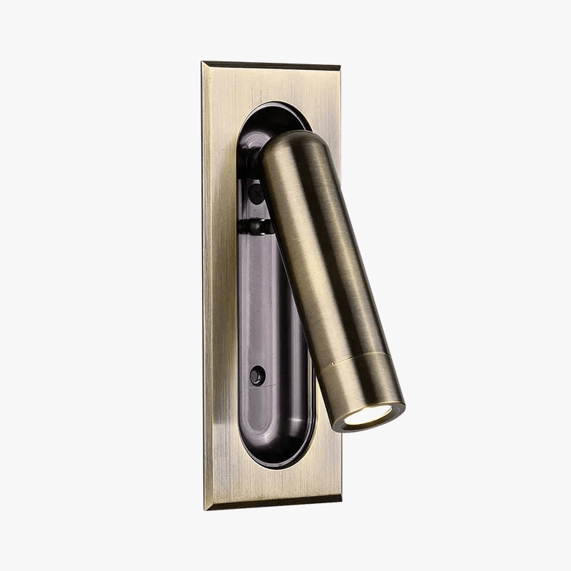 LED Wall Lamp Reading Light with Rotating Design for Bedroom and Living Room Bronze Norenza