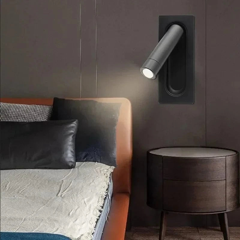 LED Wall Lamp Reading Light with Rotating Design for Bedroom and Living Room Norenza