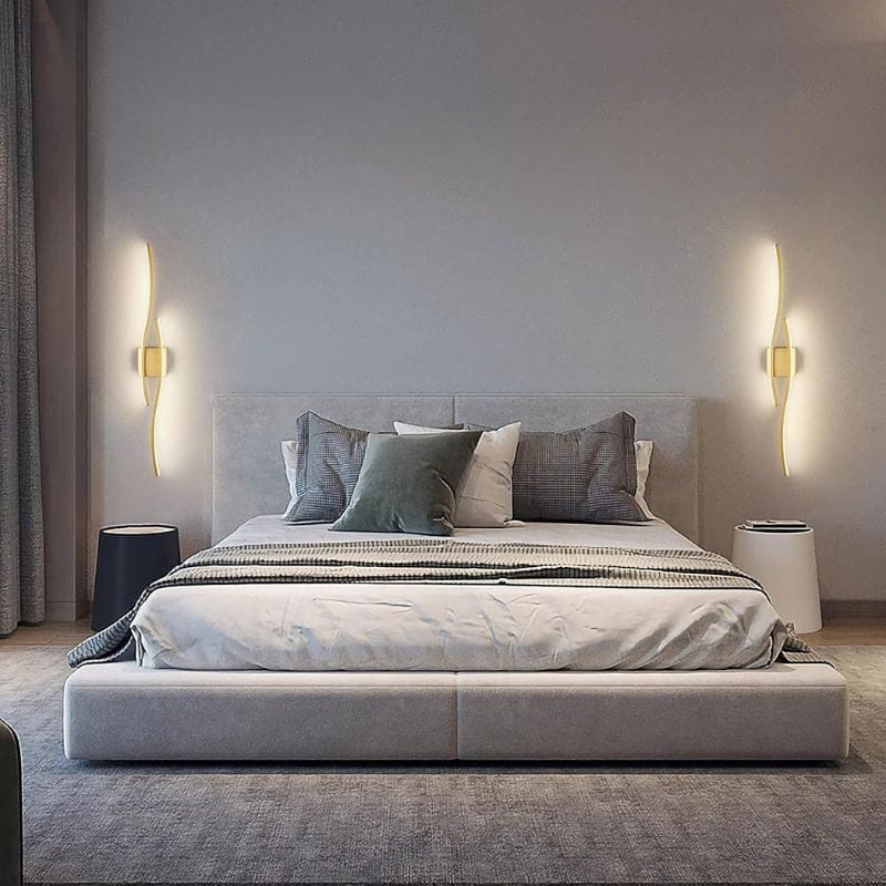 LED Wall Sconce - Long Strip Light for TV Background Decor in Bedroom and Living Room Norenza