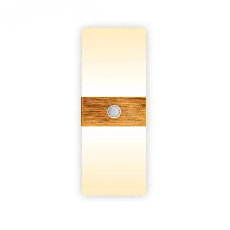 LED Wall Sconce with Motion Sensor for Indoor Lighting Gold Norenza