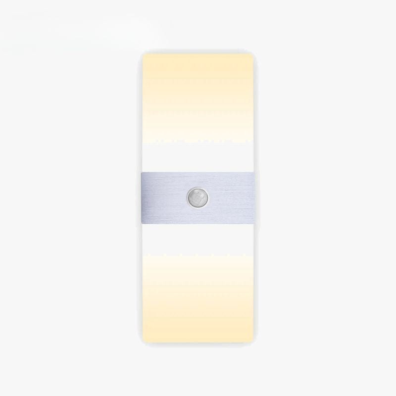 LED Wall Sconce with Motion Sensor for Indoor Lighting Silver Norenza