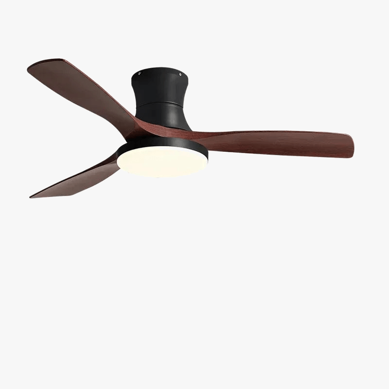 Lightweight American Ceiling Fan with Light and Electric Control Norenza