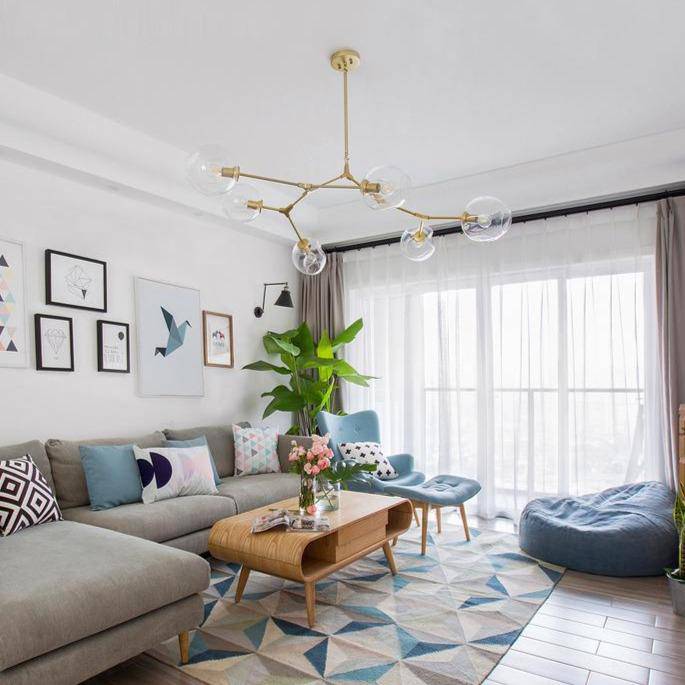 Lindsey Gold Design Chandelier with Glass Balls Norenza