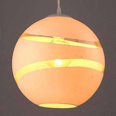 Lofty LED Suspension Design with Glass Stone Orb White Norenza