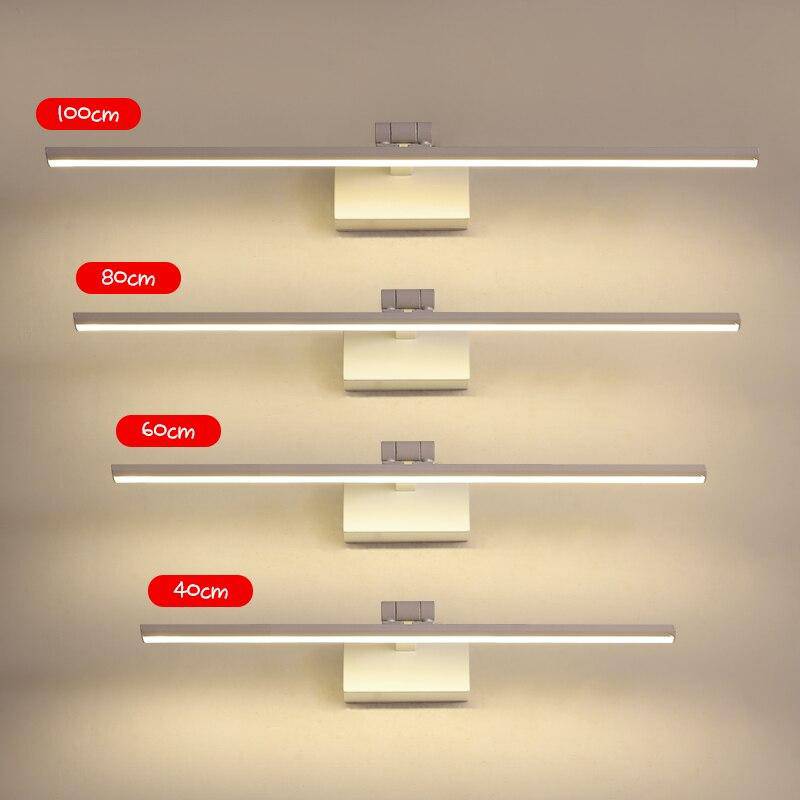 Long LED Wall Sconce for Mirror Norenza