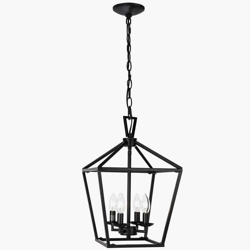 Retro Minimalist American Farmhouse Restaurant Chandelier for Kitchen, Hallway, and Bedroom