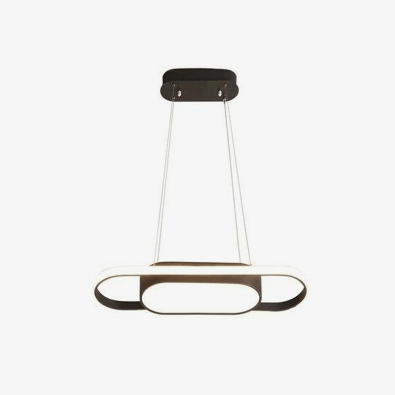 90cm LED Pendant Light with Rounded Edges for Dining