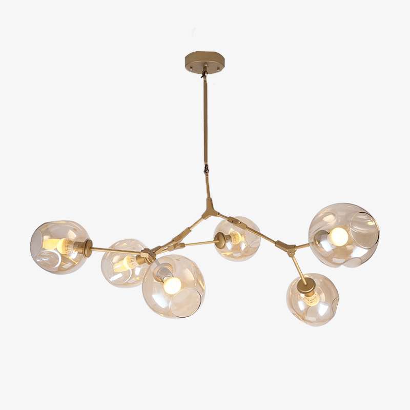 Lindsey Gold Design Chandelier with Glass Balls