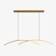 Roxanna Metallic Arc-Shaped LED Pendant Light