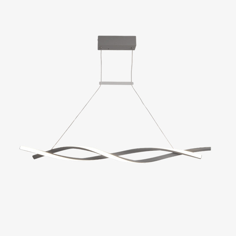Callan Wave-Shaped LED Pendant Light