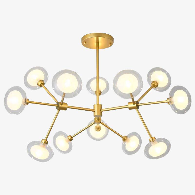 Modern LED Branch Design Glass Pendant Light