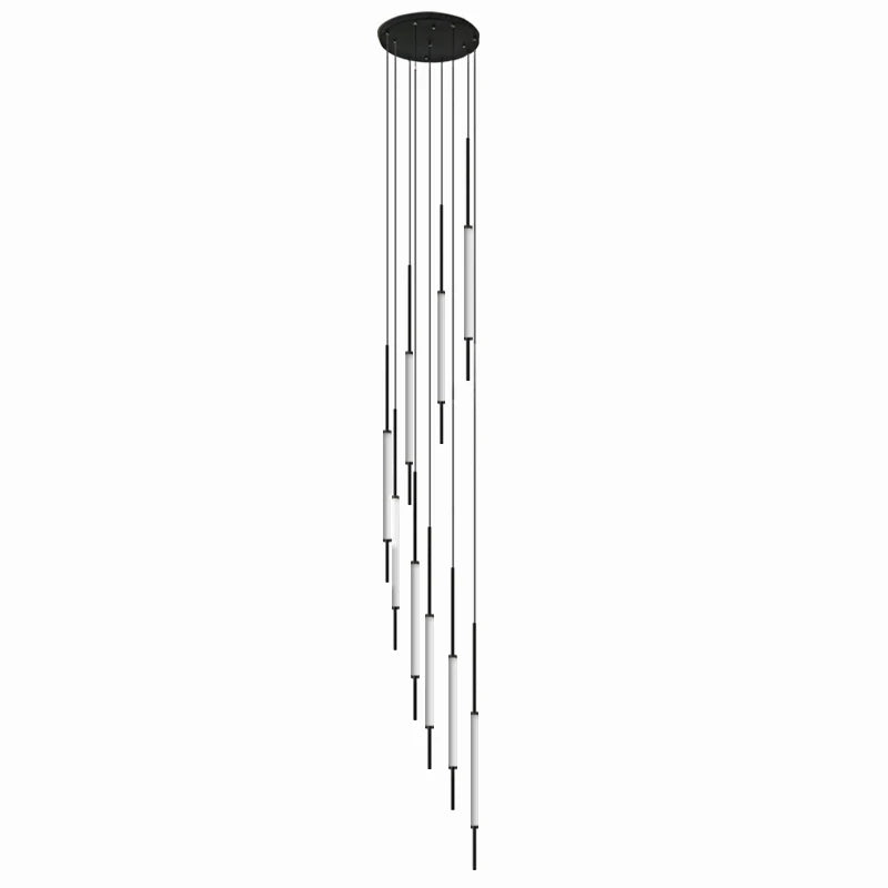 Modern Long LED Pendant Light for Luxury Villa Lighting