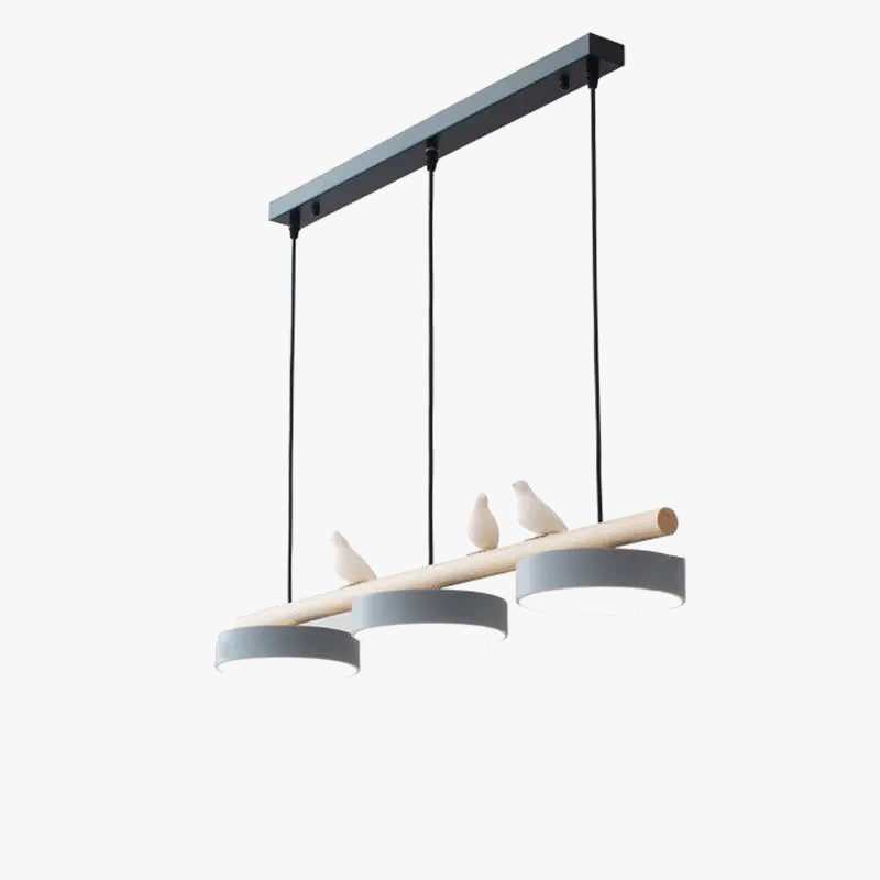 Modern Nordic LED Minimalist Bird Macaron Iron Decor