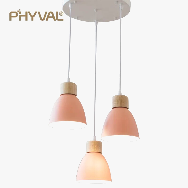 Nordic Wood 3-Light Decorative Chandelier