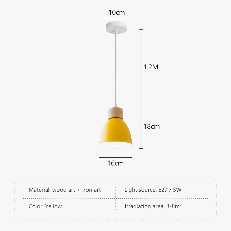 Nordic Wood 3-Light Decorative Chandelier
