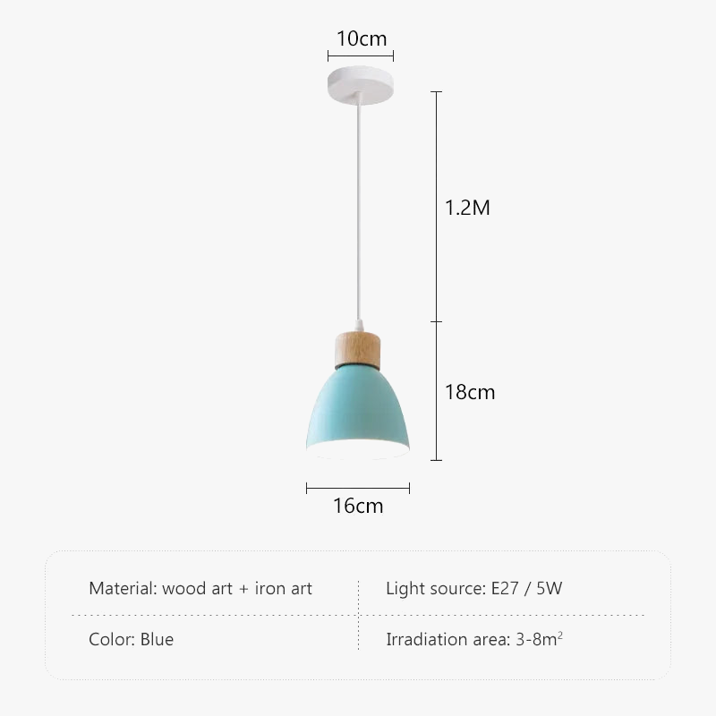 Nordic Wood 3-Light Decorative Chandelier