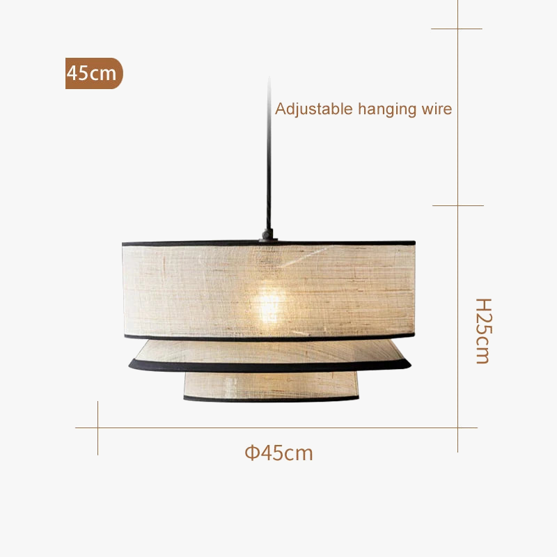 Modern Fabric Nordic Pendant Light for Interior Decor