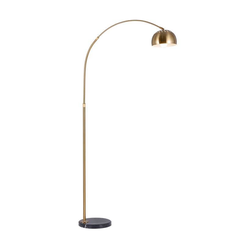 Luxury Adjustable Nordic Fishing Floor Lamp with Marble Base and Remote Small Norenza