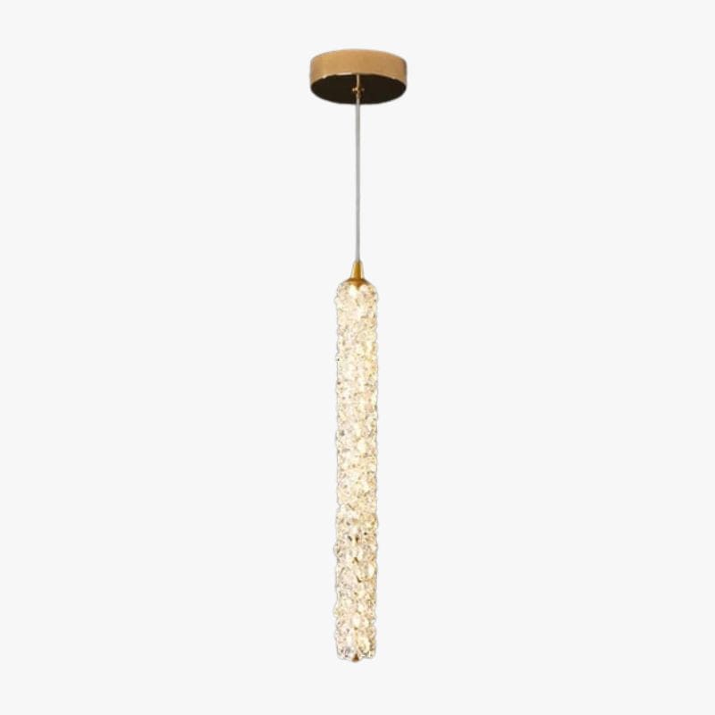 Luxury Crystal Pendant Light for Bedroom and Dining Room 1 light Norenza