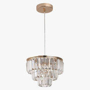 Luxury Gold Crystal Pendant Light – Modern Art Deco Chandelier Norenza