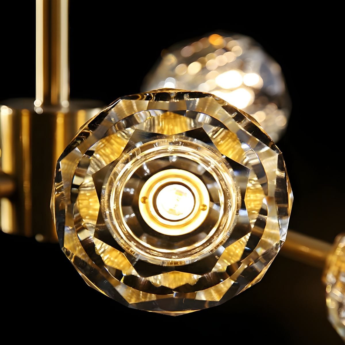 Luxury Gold LED Design Chandelier with Crystal Ball Norenza